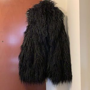 Zara fake fur vest